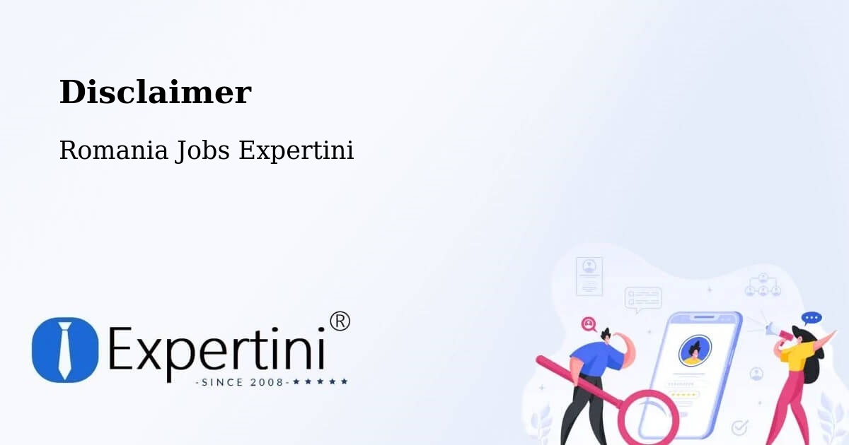 Disclaimer – Deta - Romania Jobs Expertini